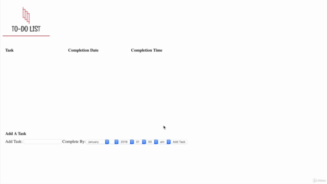 Create A To-Do-List Using PHP, MySQLI and Javascript – Screenshot 4