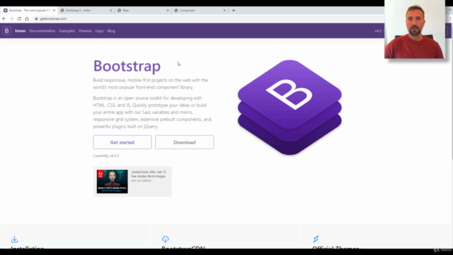 Impara ad utilizzare Bootstrap 4 per sviluppare un sito web – Screenshot 2