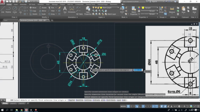 Autocad 2019 ile Teknik Çizim - Screenshot_01