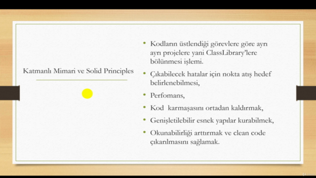 .Net Core Katmanlı Mimari ile Asp.Net Core Proje Geliştirme – Screenshot 2