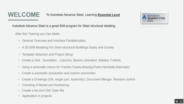 Autodesk Advance Steel اتوديسك ادفنس ستيل -Essential – Screenshot 2
