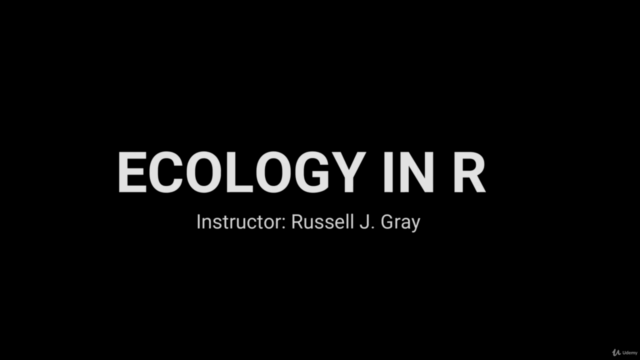 Ecology in R – Screenshot 1