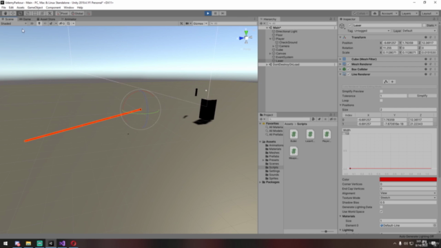 2021 UNITY C# | Unity Sıfırdan Profesyonel Seviyeye Gelin! – Screenshot 1