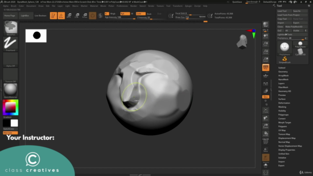 Zbrush Character Modeling and Sculpting: Zbrush Course – Screenshot 3