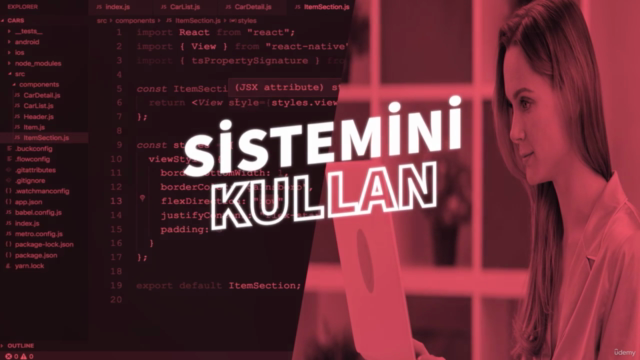 React Native: React Native IOS & Android Uygulama Geliştirme – Screenshot 2
