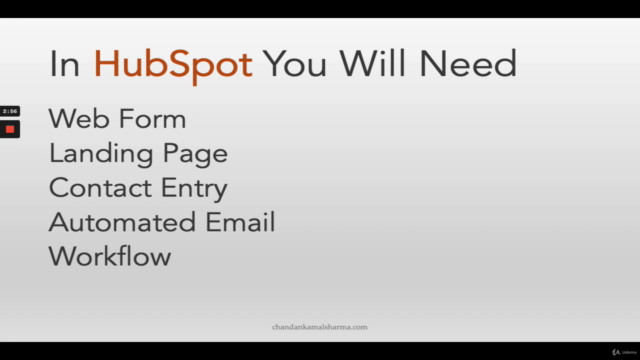 HubSpot CRM (Pro) : Create Sales & Mkt. Automation Workflow – Screenshot 4