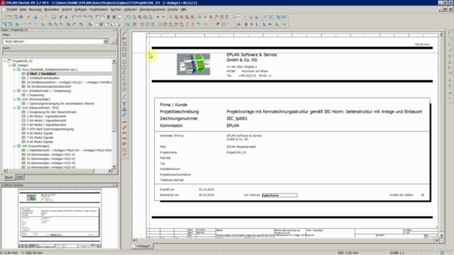 ePLAN Electric P8 aus der Praxis – Screenshot 1