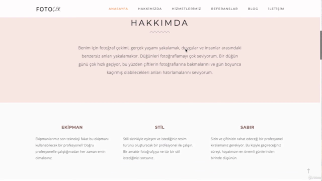 Fotoğrafçılara Özel Web Sitesi Hazırlama Rehberi – Screenshot 1