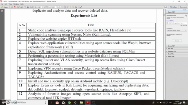 Beginner's Course in System Security & Digital Forensics.. – Screenshot 2