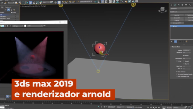 3ds Max + Arnold: Do básico à sua primeira animação – Screenshot 3