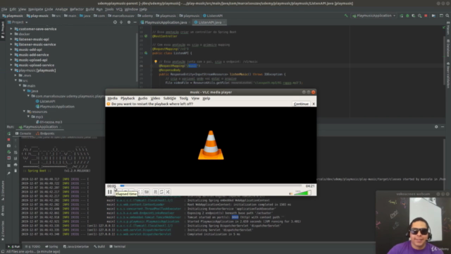 Microservices inspirado no Spotify com Spring Cloud e Kafka – Screenshot 2