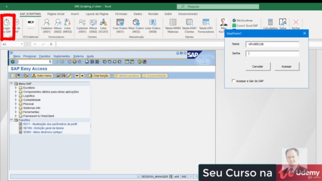 Automatize suas Atividades no SAP - Curso 2 – Screenshot 3