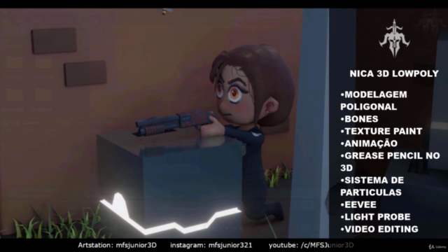 Blender 2.80 + e Krita para jogos e animação – Screenshot 2