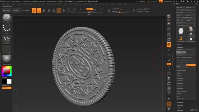3DS MAX create Oreo Commercial VFX shot from start to finish – Screenshot 2