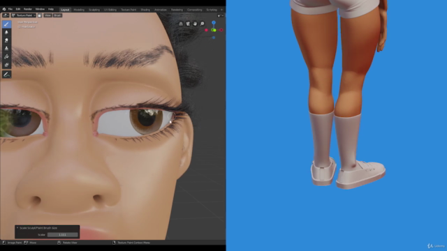 Cartoon Character Modeling in Blender – Screenshot 4
