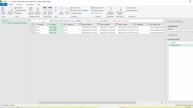 Excel Power Query (10 hours +) – Screenshot 1