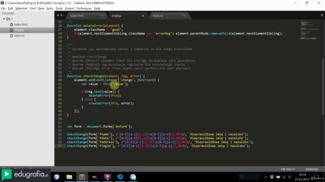 Kurs JavaScript ES6 od podstaw – Screenshot 3