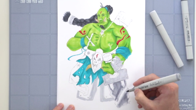 The Complete Copic Markers Course – Screenshot 1
