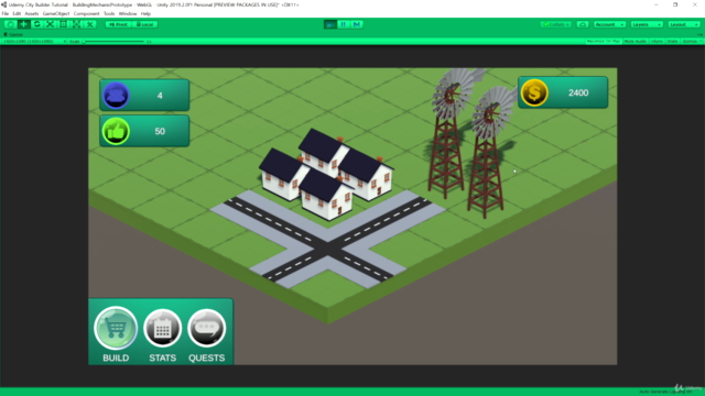 Unity 2019 Learn to write better code making a City Builder – Screenshot 1