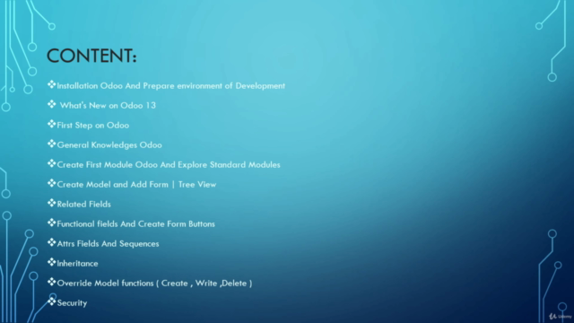 Odoo 13 Technical Training – Screenshot 3