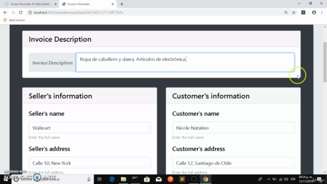 Crea una aplicación web con React, MongoDB, Express y Nodejs – Screenshot 3