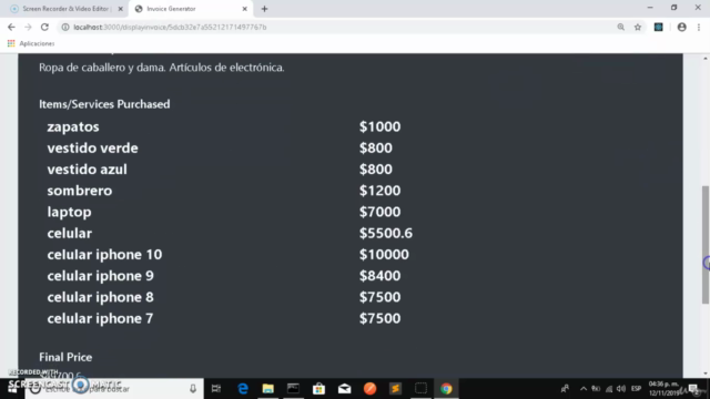 Crea una aplicación web con React, MongoDB, Express y Nodejs – Screenshot 4