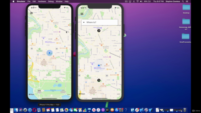 Programmatic Uber Clone App |Swift /Firebase| No Storyboards – Screenshot 3