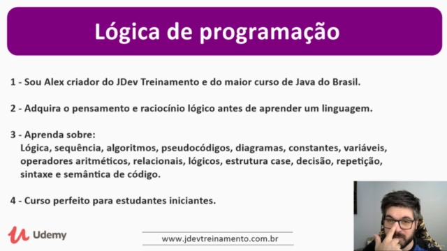 Lógica de programação e algoritmos – Screenshot 1