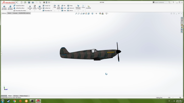 SOLIDWORKS: SpitFire HF VII – Screenshot 4