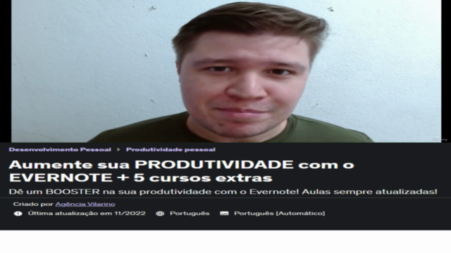 Aumente sua PRODUTIVIDADE com o EVERNOTE + 5 cursos extras – Screenshot 1