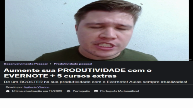 Aumente sua PRODUTIVIDADE com o EVERNOTE + 5 cursos extras – Screenshot 4