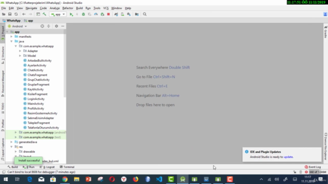 46 Derste Android Studio ile Whats App Uygulaması Yapma – Screenshot 4