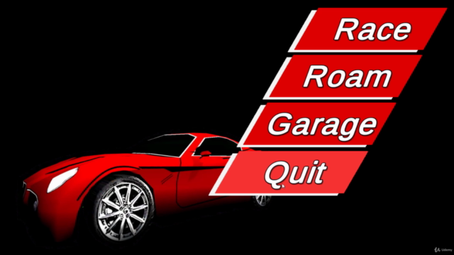 Building a Car Racing Game in Unity using C# – Screenshot 1