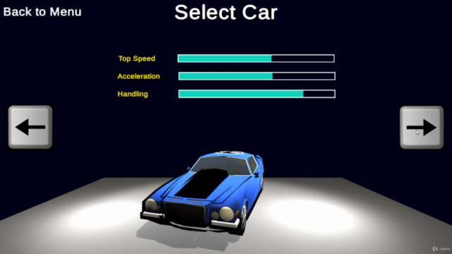 Building a Car Racing Game in Unity using C# – Screenshot 2