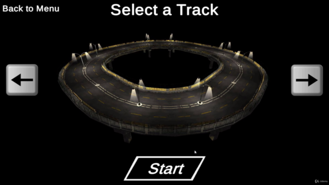 Building a Car Racing Game in Unity using C# – Screenshot 3