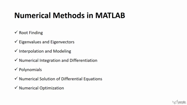 Numerical Computations in MATLAB – Screenshot 4