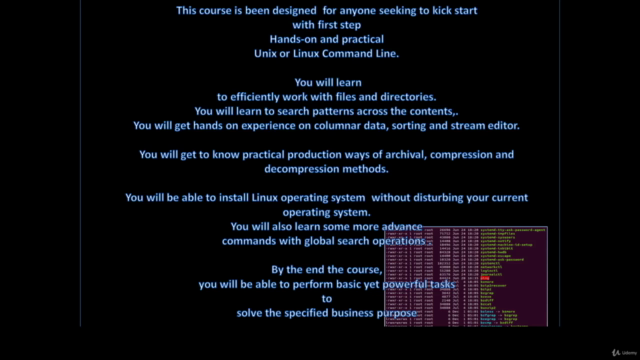 Unix Command Course for Beginners – Screenshot 2