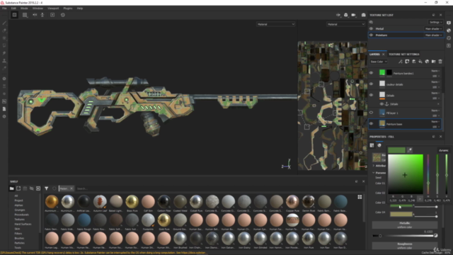 Blender 2.81 - Substance painter - Création d'asset sci-fi – Screenshot 3