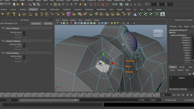 Maya Modeling Quadrilateral Based Dinosaur in 3 hours - Screenshot_04
