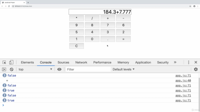 Pure JavaScript Calculator Code ES6 Learn JavaScript - Screenshot_02