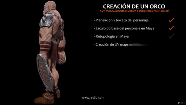Orco realista en Maya, ZBrush y Substance Painter 2019 - Screenshot_01