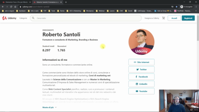 Corso Elementor Free e Pro per Wordpress. 2025 – Screenshot 4