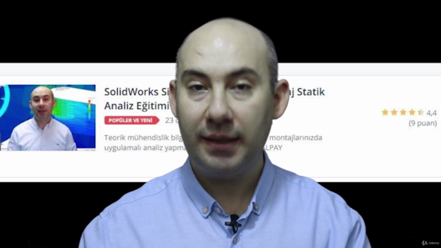 SolidWorks Simulation ile Ömür,Titreşim ve Dinamik Analizler - Screenshot_02