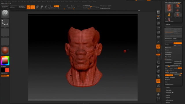 3D Character Creation: Retopologizing For Animation - Zbrush – Screenshot 1