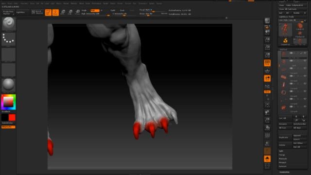 3D Character Creation: Retopologizing For Animation - Zbrush – Screenshot 3