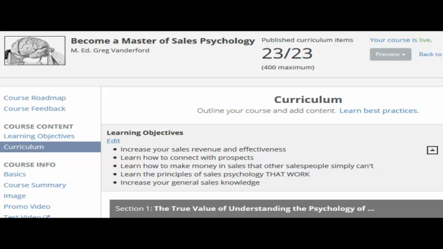 Become a Master of Sales Psychology – Screenshot 1