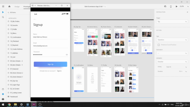 How to make an E-commerce Application with android – Screenshot 2