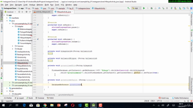 60Derste Temelden İleriye Projelerle Android Studio Dersleri - Screenshot_03