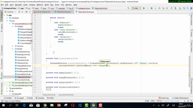 60Derste Temelden İleriye Projelerle Android Studio Dersleri - Screenshot_04