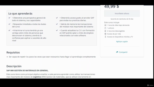 SAP MM Gestión De Materiales - Almacenes. – Screenshot 1